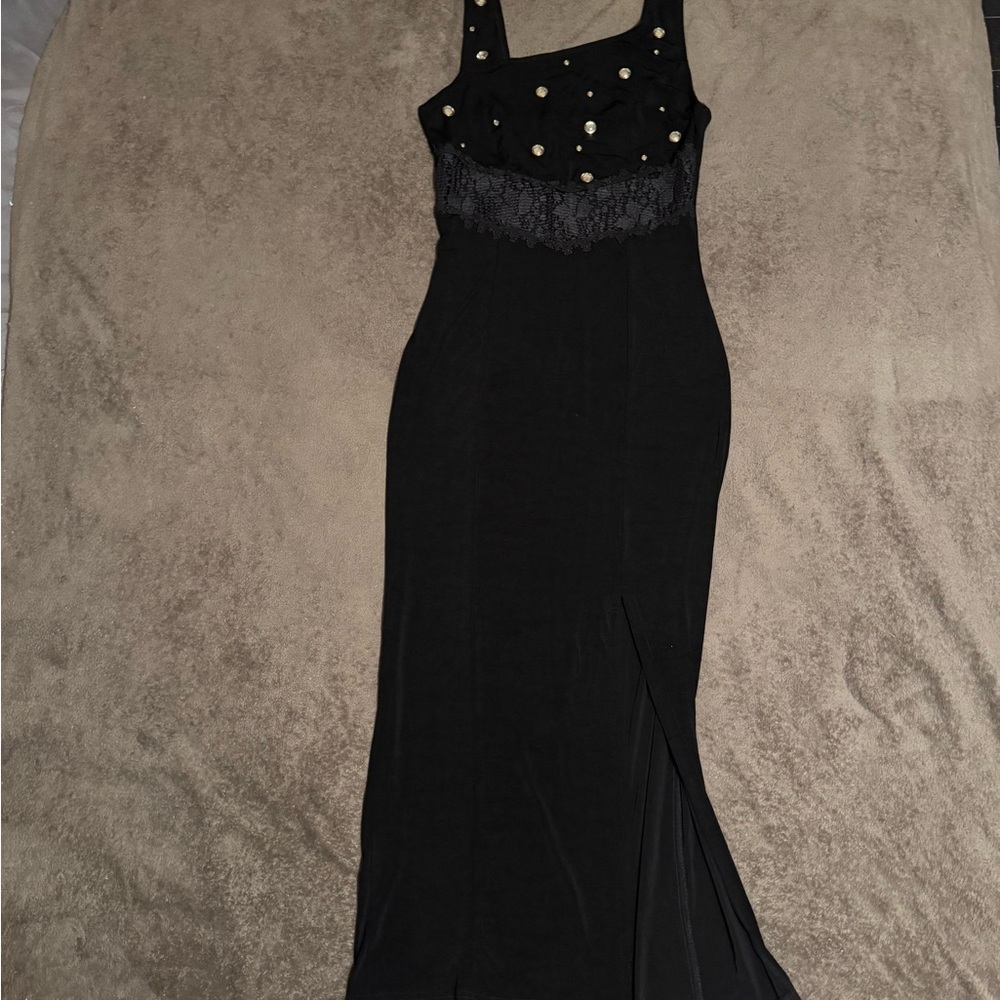 Vintage Elegant Black Sleeveless Dress